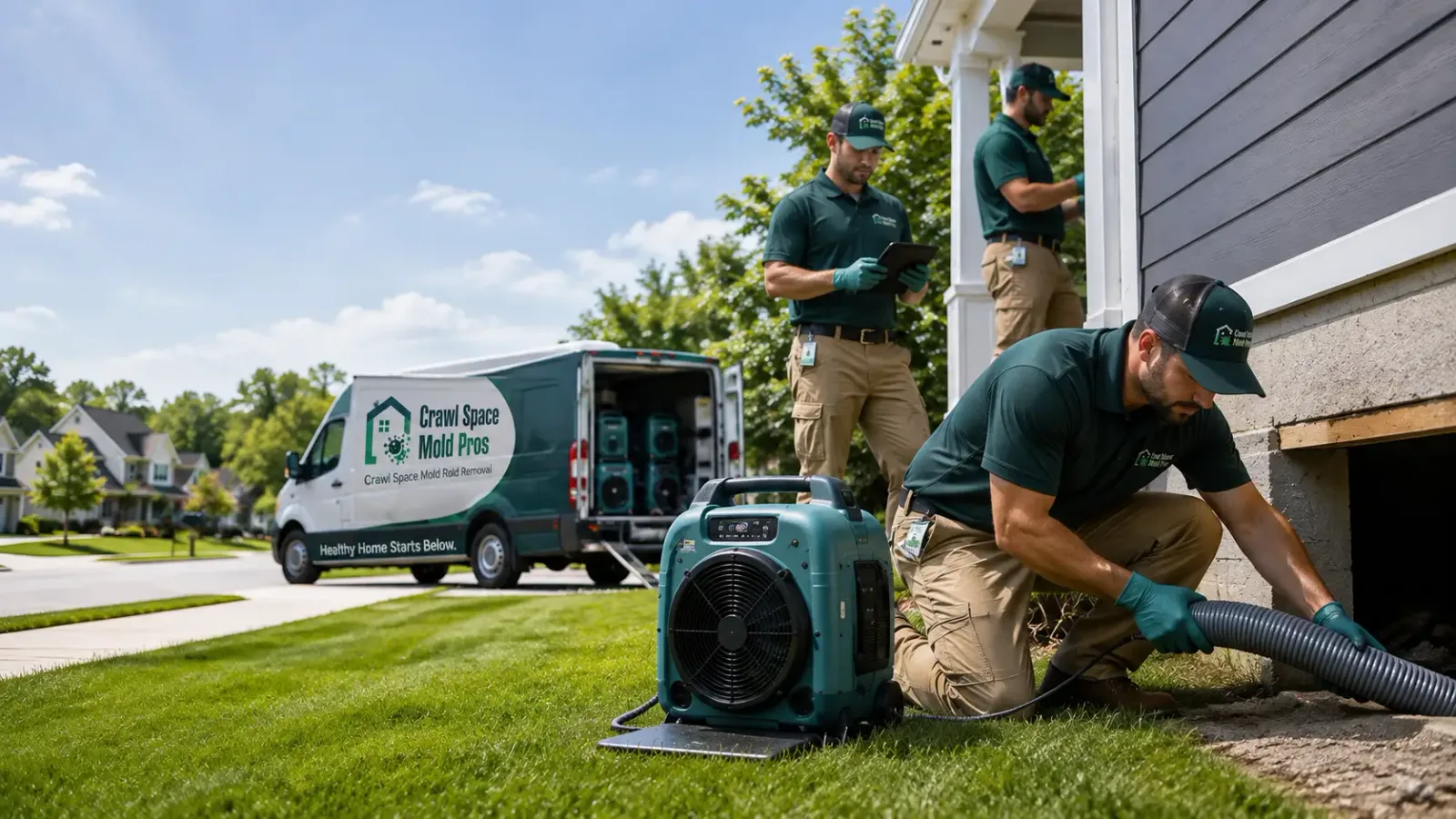 Crawl Space Mold Removal in Seneca, WI